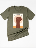 Adult Black Lives Matter Fist Crew Neck