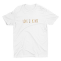 Adult Love Is Kind Black Multicolor Crew Neck