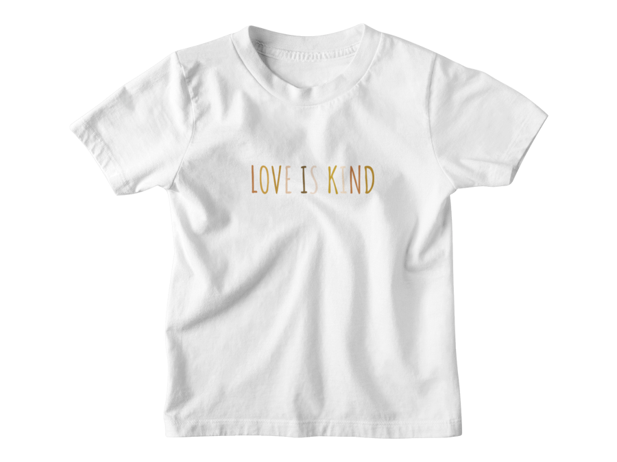 Kids Love Is Kind Black Multicolor - Tee