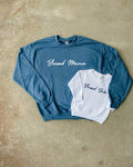 Kids Blessed Babe Indigo Toddler Sweatshirt