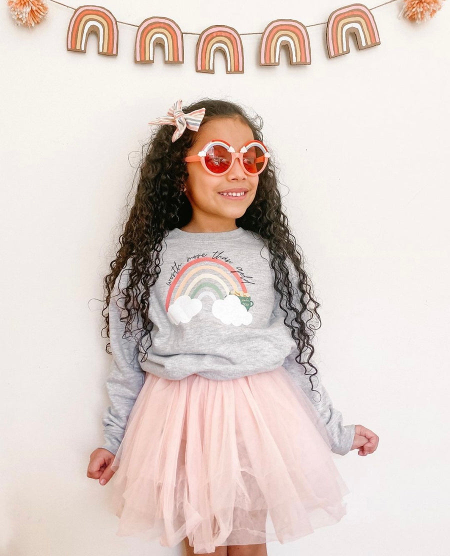 Kids Worth More Than Gold Psalm 19:10 Toddler Sweatshirt