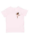 Kids Skin Tone Ballerina Patch Tee