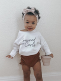 Kids Crowned in Curls Toddler Sweatshirt