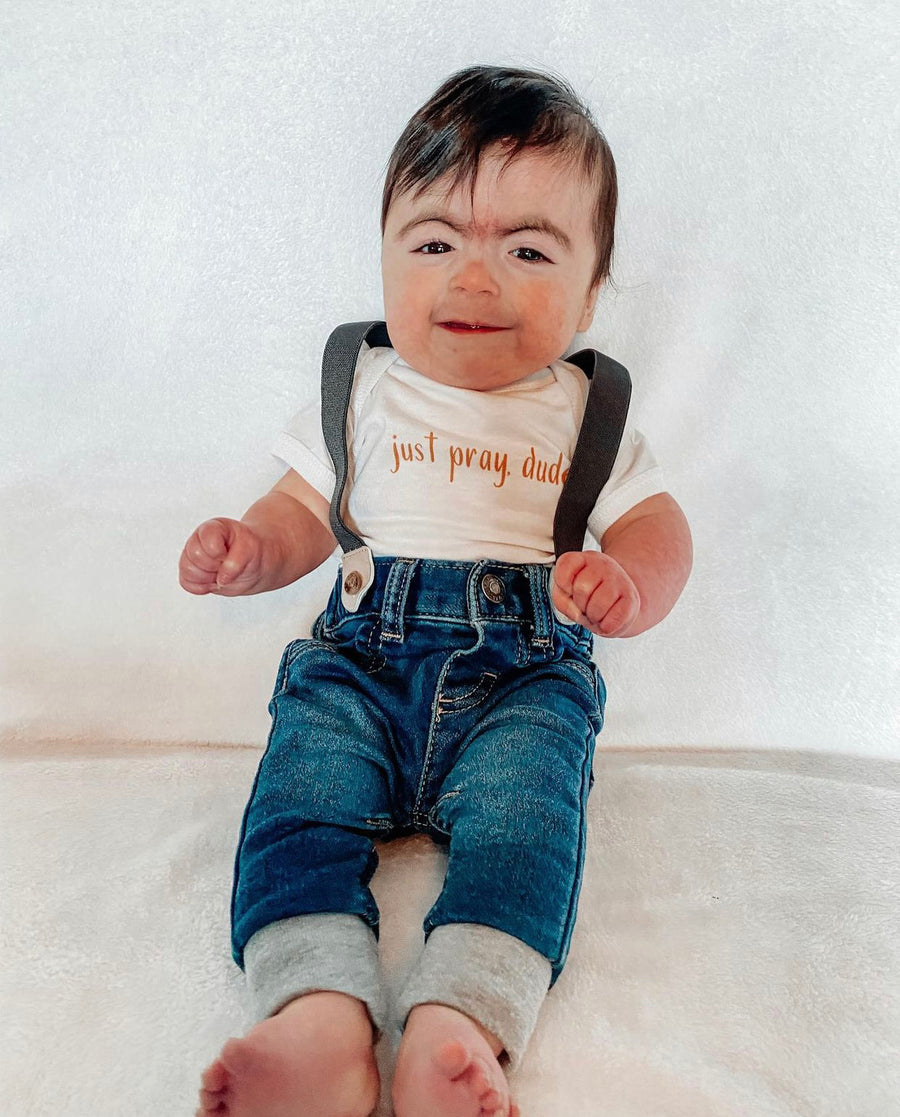 Infant Just Pray, Dude Caramel - Bodysuit