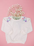 Embroidered Floral Sweater