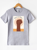 Adult Black Lives Matter Fist Crew Neck