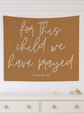 For This Child We Have Prayed Tapestry