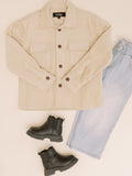 Kids Black Girl Magic Corduroy Jacket