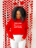 Adult Love You To Heaven And Back Sweatshirt