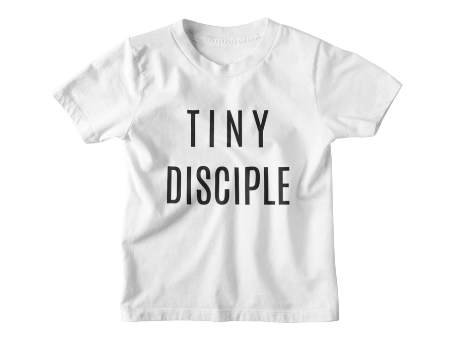 Kids Tiny Disciple - Black Tee