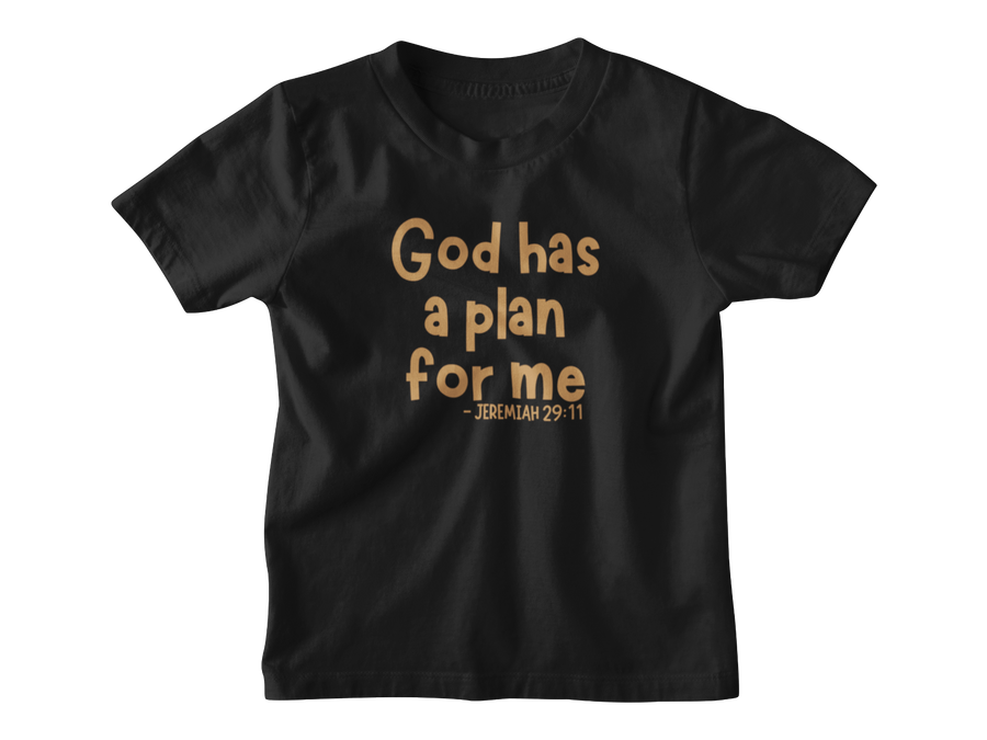 Kids God Has A Plan For Me Jeremiah 29:11 - Tee