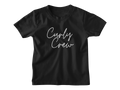 Kids Curly Crew Script - Tee