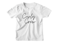 Kids Curly Crew Script - Tee