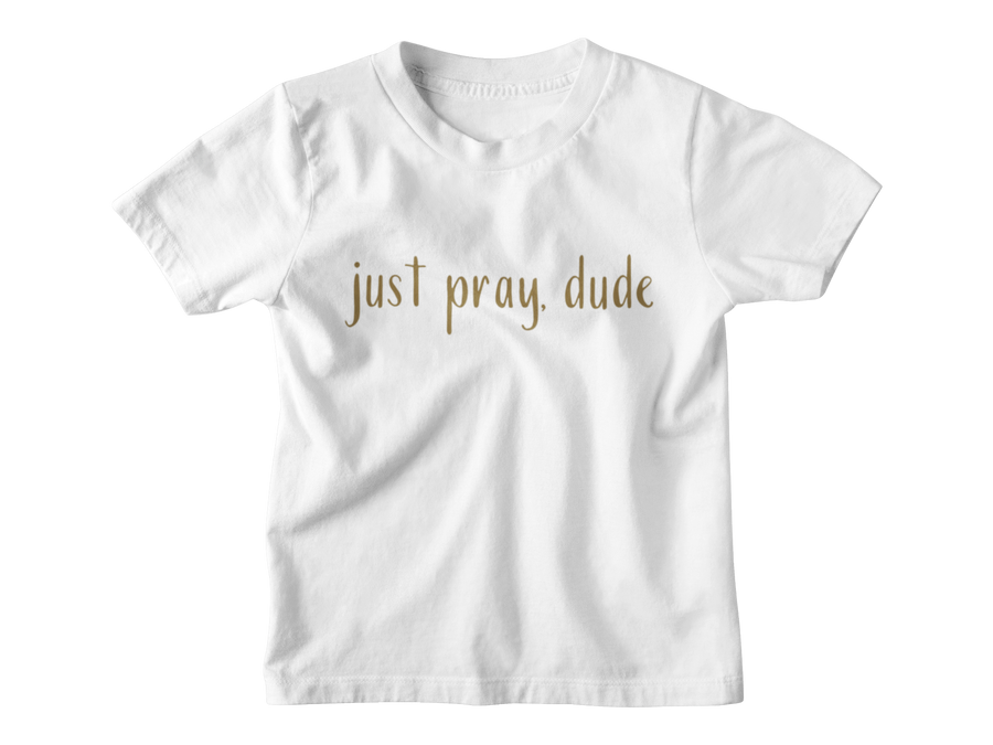 Kids Just Pray, Dude Caramel - Tee
