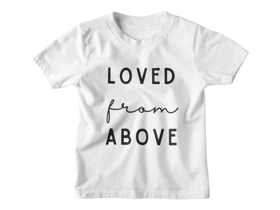 Kids Loved From Above - Black Tee