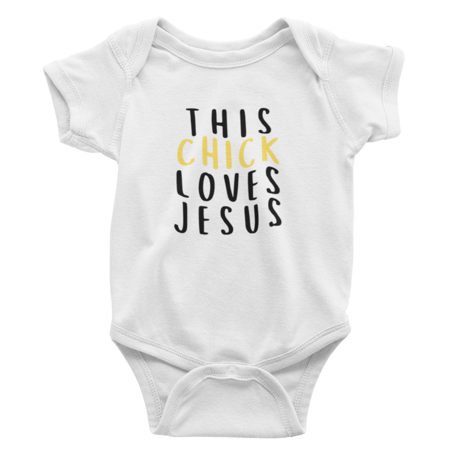 This Chick Loves Jesus - Bodysuit