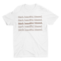 Adult Black. Beautiful. Blessed. Crew Neck