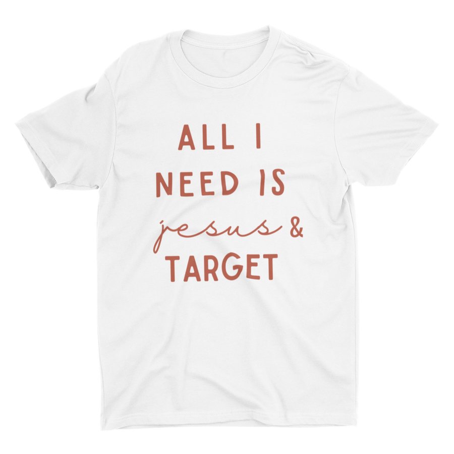 Adult Jesus & Target Crew Neck