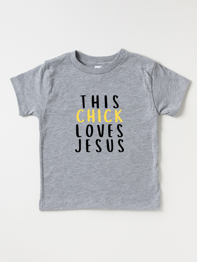 Kids This Chick Loves Jesus - Tee