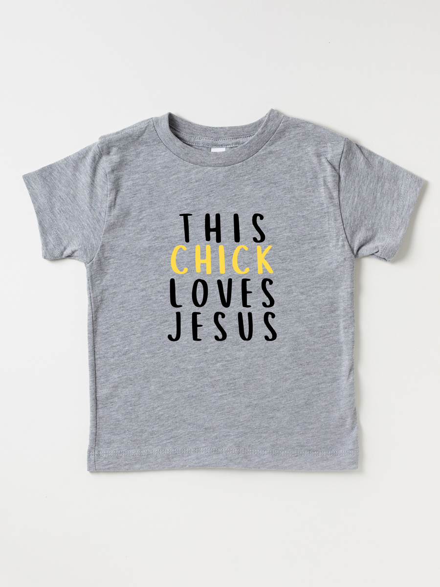 Kids This Chick Loves Jesus - Tee