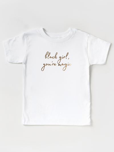 Kids Black Girl, You're Magic - Tee