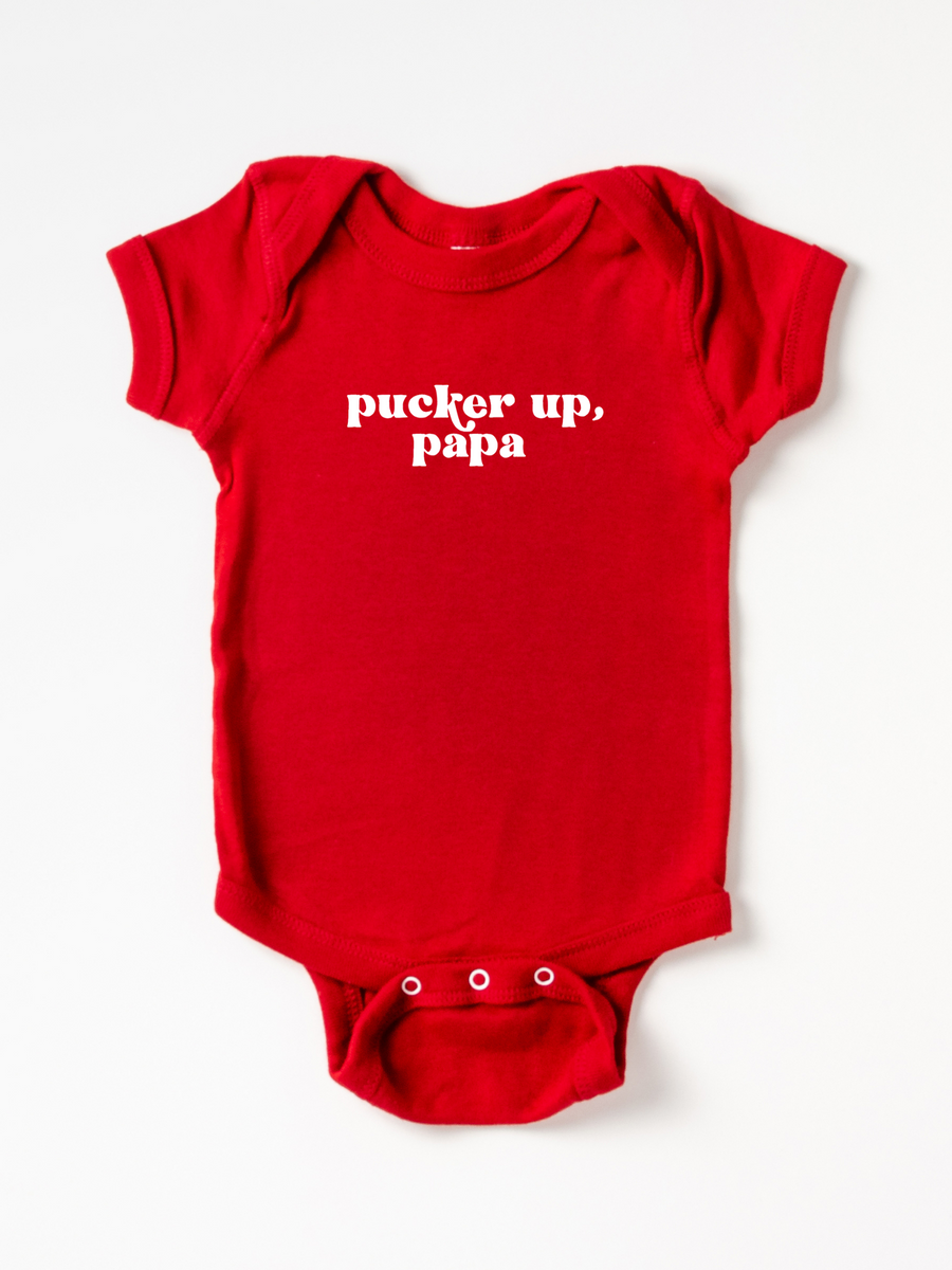 Pucker Up, Papa - Bodysuit
