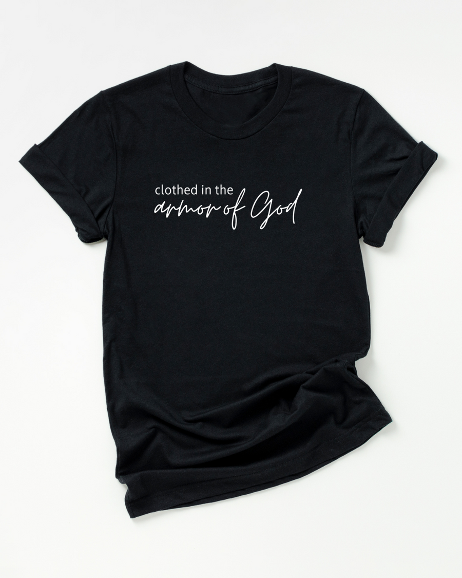 Adult Clothed In The Armor Of God Crew Neck