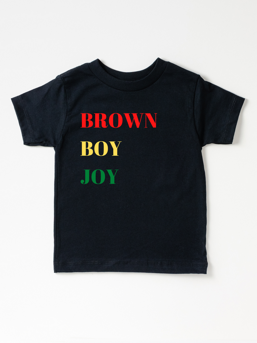 Kids Brown Boy Joy Rasta - Tee