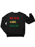 Kids Black Girl Magic Rasta Toddler Sweatshirt