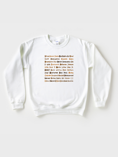 Adult ABC's of Black History Sweatshirt