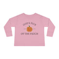 God's Pick Of The Patch Pumpkin Graphic Long Sleeve Tee