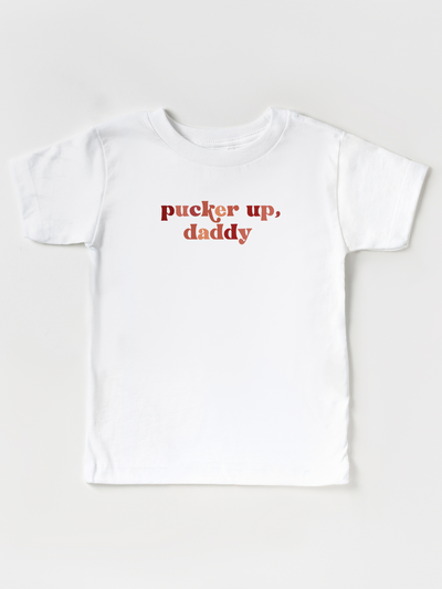 Kids Pucker Up, Daddy - Tee