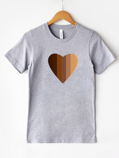 Adult Shades of Brown Crew Neck
