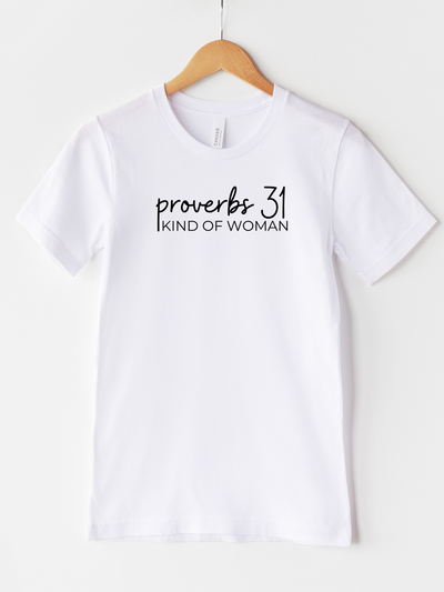 Adult Proverbs 31 Woman Crew Neck