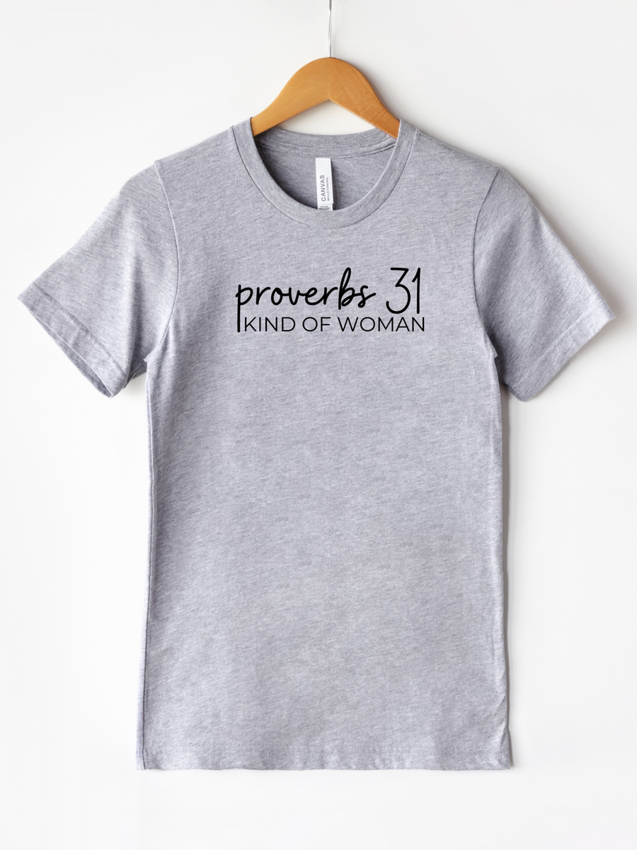 Adult Proverbs 31 Woman Crew Neck
