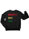 Kids Brown Boy Joy Rasta Toddler Sweatshirt
