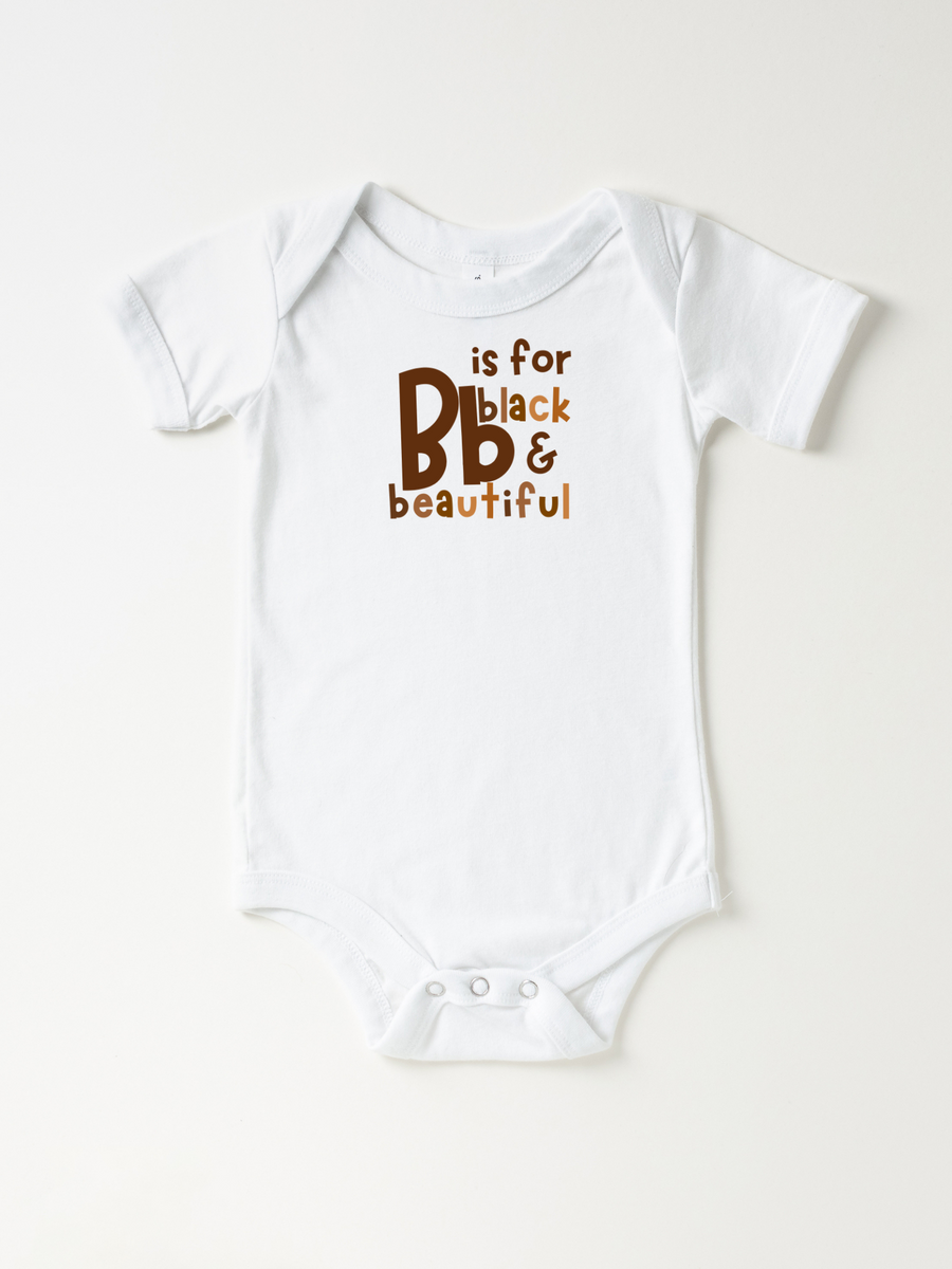 Infant Bb Is For Black & Beautiful - Bodysuit