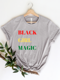 Adult Black Girl Magic Rasta Crew Neck