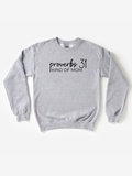 Adult Proverbs 31 Mom Sweatshirt