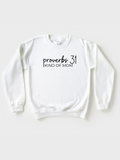 Adult Proverbs 31 Mom Sweatshirt