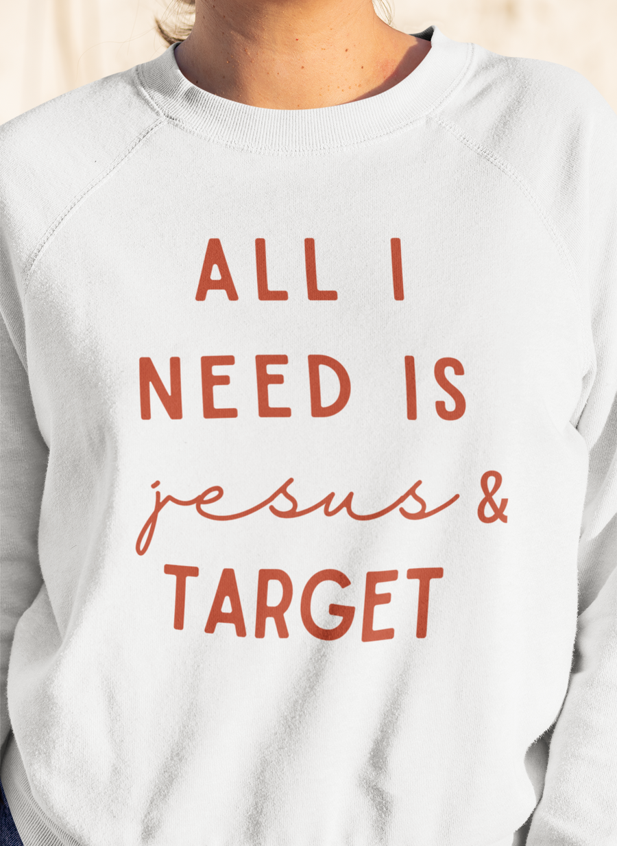 Adult Jesus & Target Sweatshirt