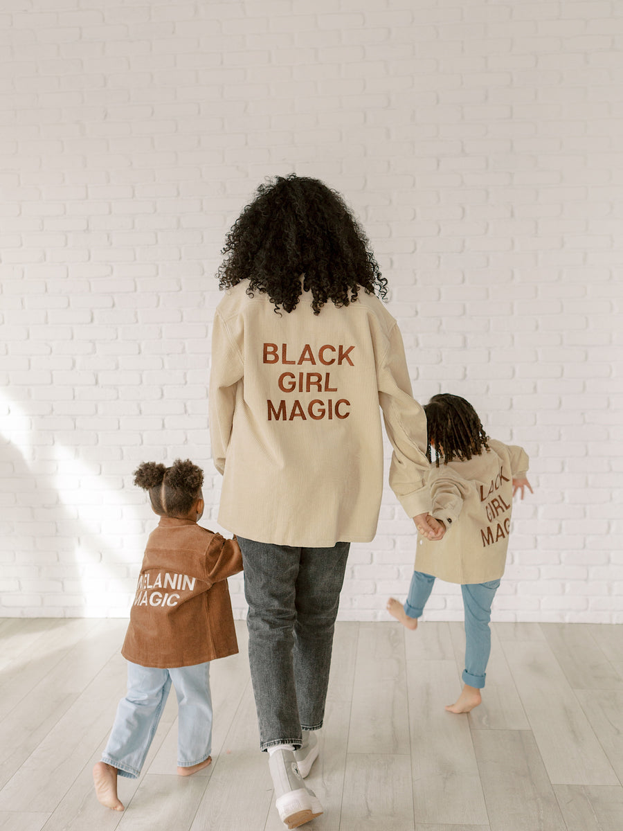 Adult Black Girl Magic Corduroy Jacket