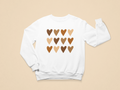 Kids Hearts Multicolor Toddler Sweatshirt