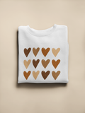 Adult Hearts Multicolor Sweatshirt