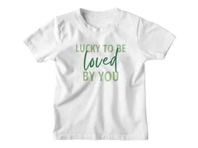 Kids Lucky To Be Loved By You - Tee