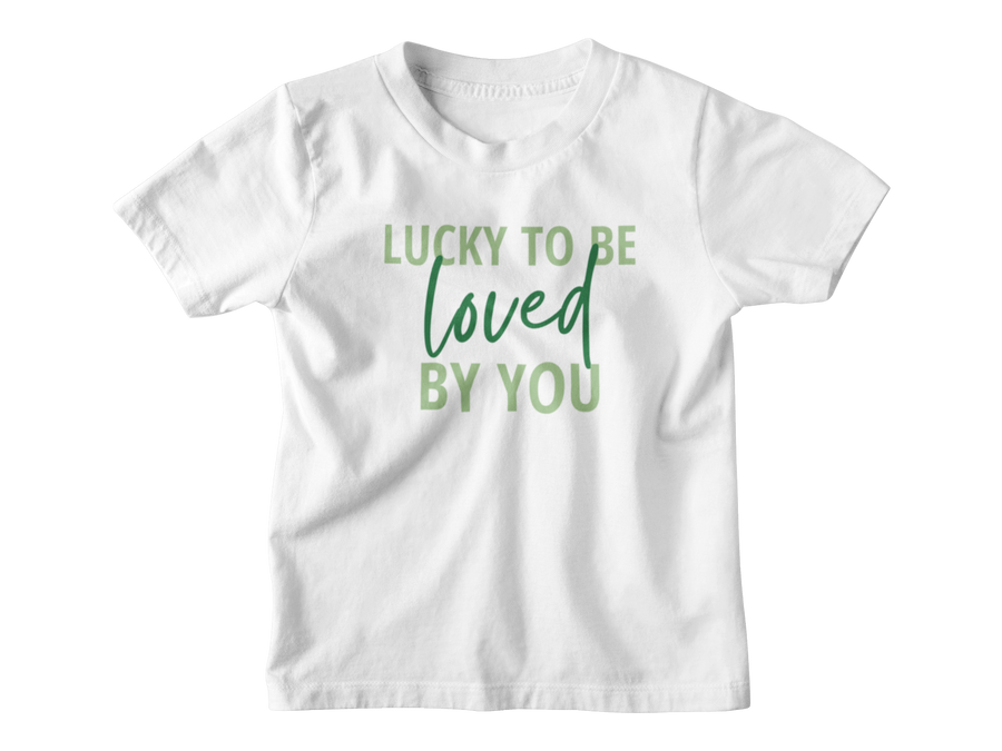 Kids Lucky To Be Loved By You - Tee