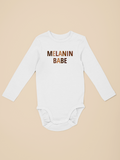 Infant Melanin Babe Long Sleeve Bodysuit