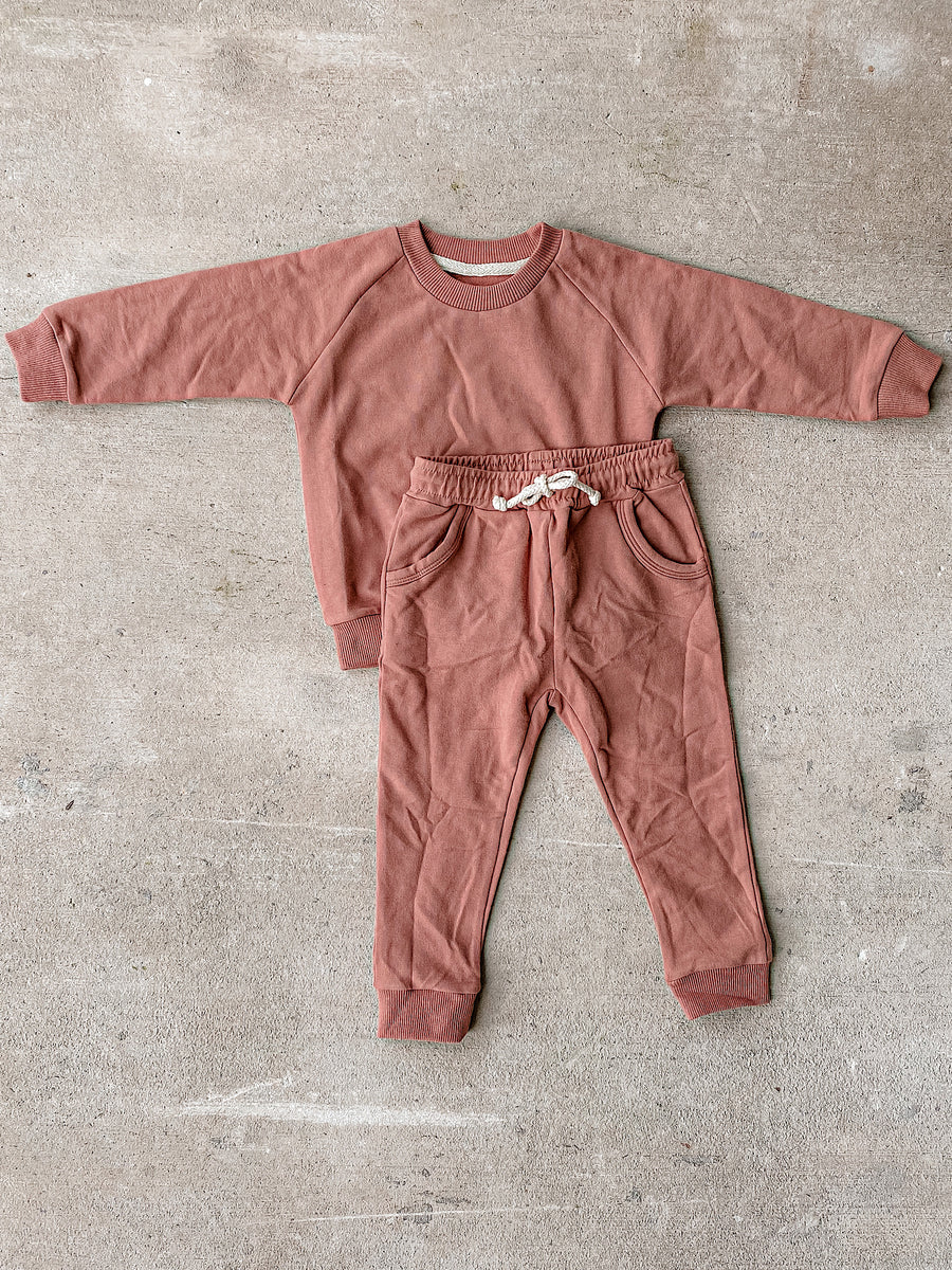 Kids Unisex Organic Cotton Sweatsuit Set [PREORDER]
