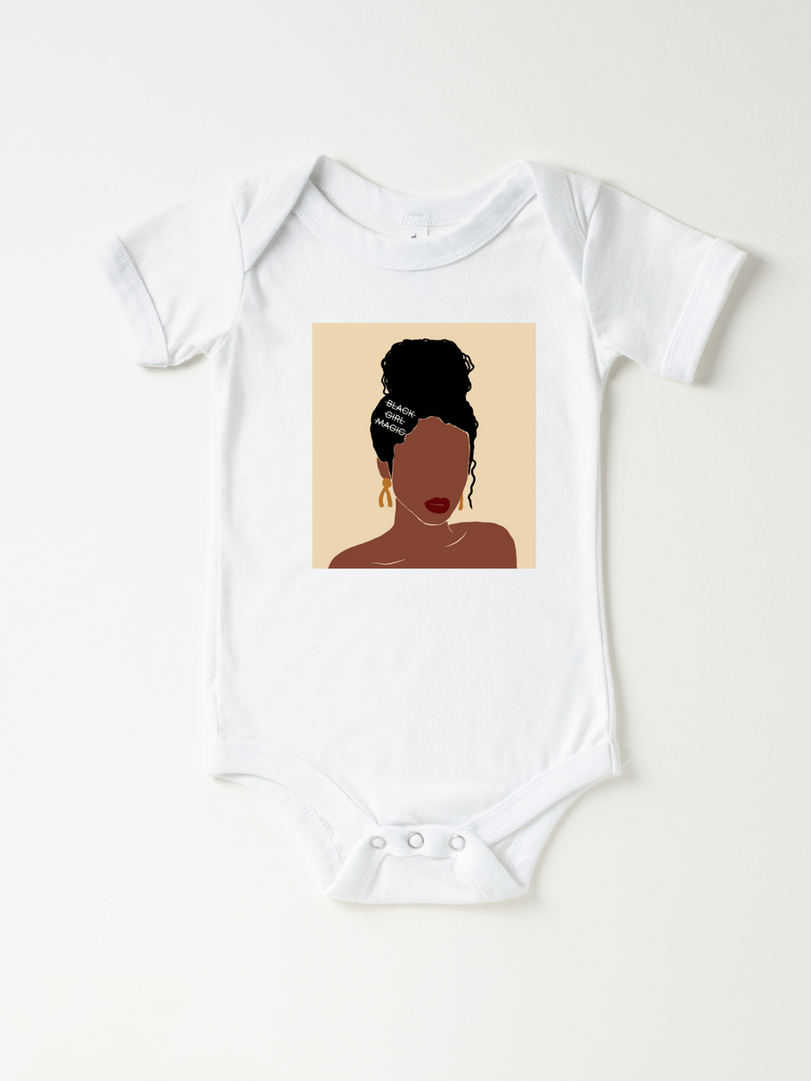 Infant Black Girl Magic Barrette - Bodysuit
