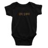 Infant Love Is Kind Black Multicolor - Bodysuit